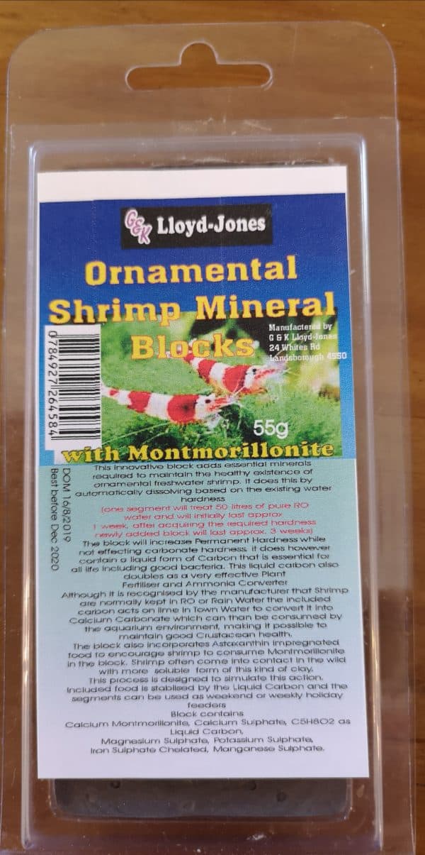 Ornamental Mineral Shrimp Block  55g